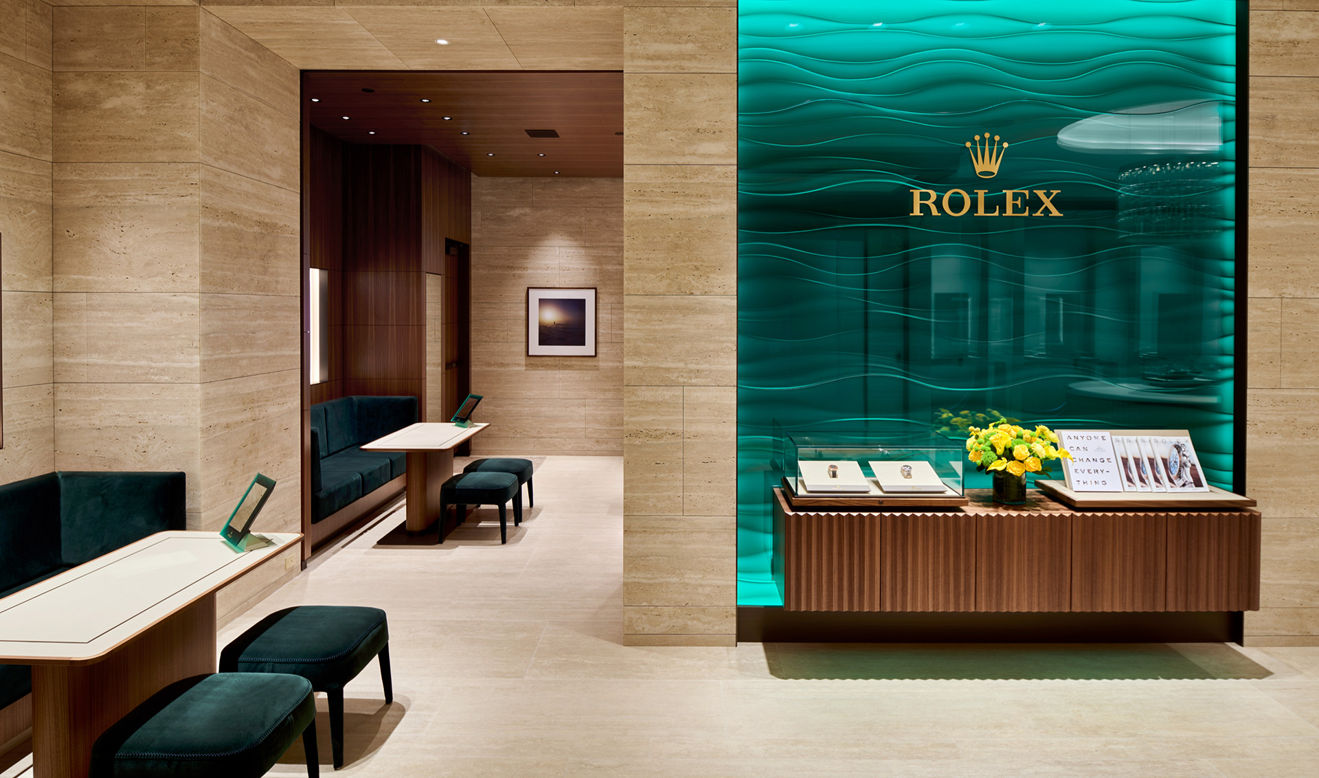 Rolex mağaza ortamı